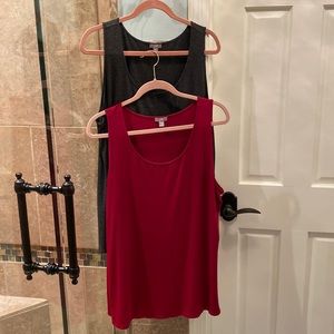 J.Jill Wearever Tanks. Sold as a set XL. Gently worn.